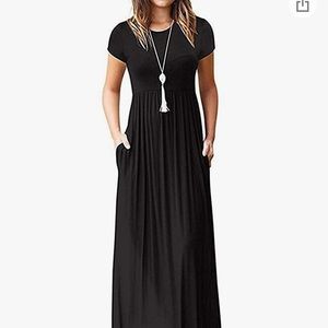 NWT simple Black Maxi dress!